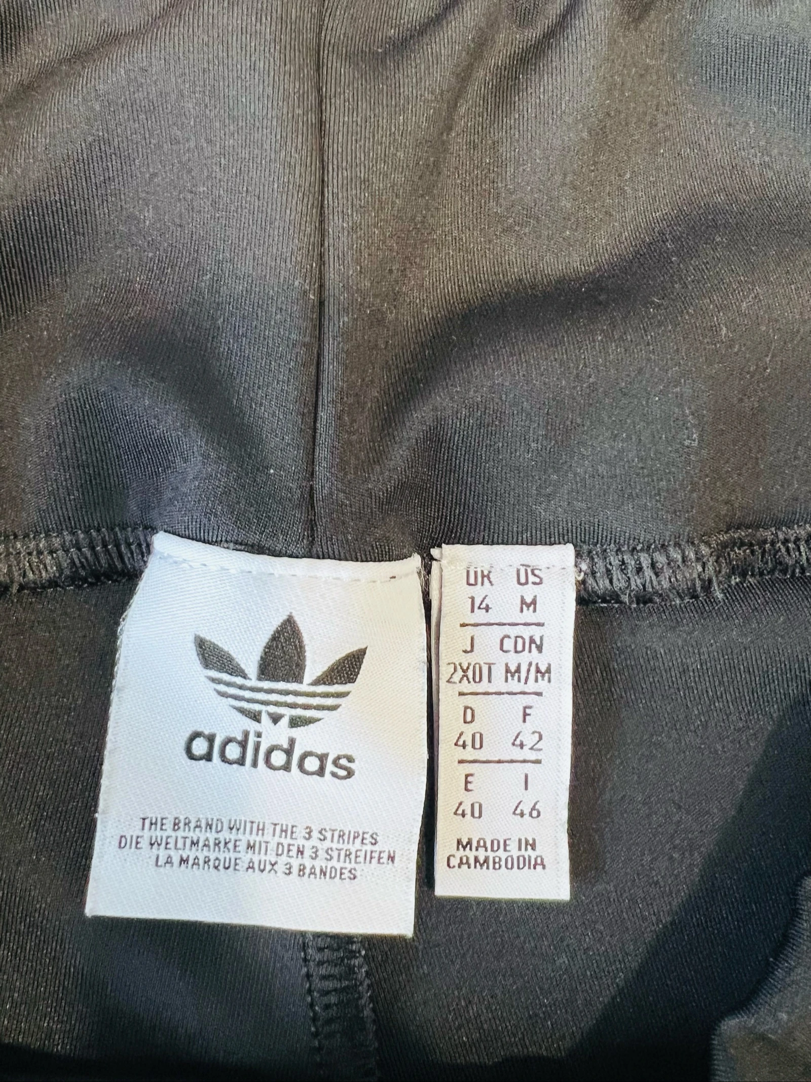 Short ciclismo / Legging curto Adidas Originals 3 faixas preto - Tamanho M (40/42) – photo 3